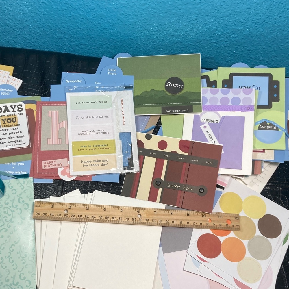 5 for $10: Colorful Card Making Kit‎ - Picture 2 of 3
